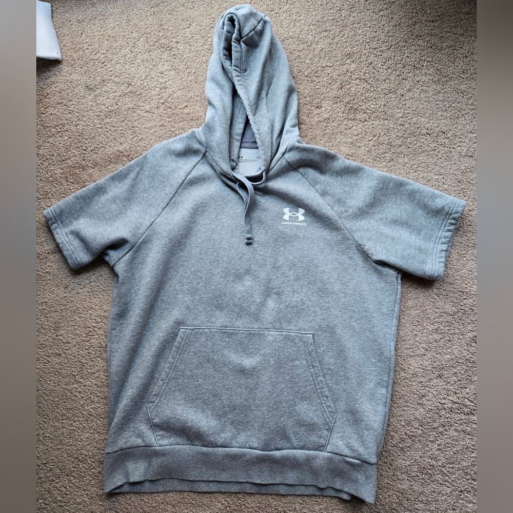 Under Armour short sleeve hoodie